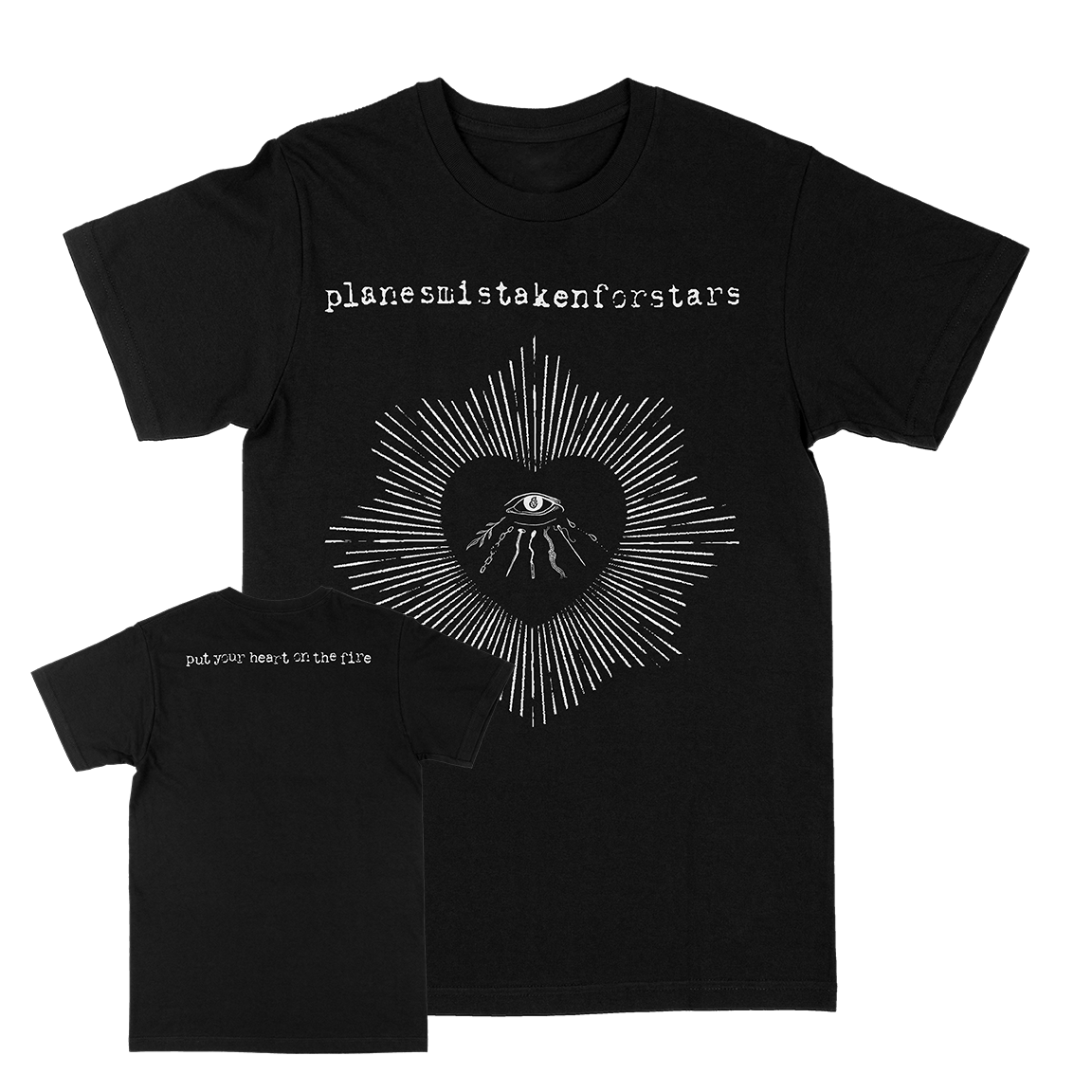 Planes Mistaken For Stars &quot;Heart Of Horus&quot; Black T-Shirt