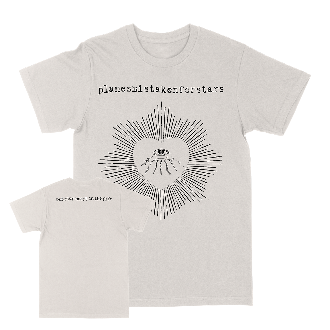 Planes Mistaken For Stars &quot;Heart Of Horus&quot; Vintage White T-Shirt