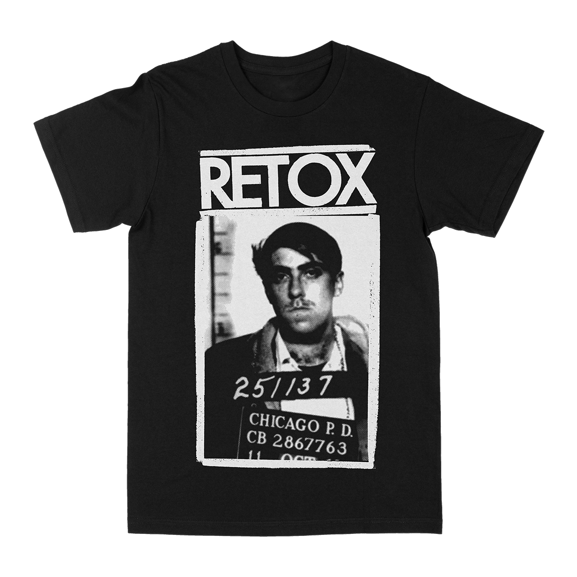 Retox &quot;WUO Rudd&quot; Black T-Shirt