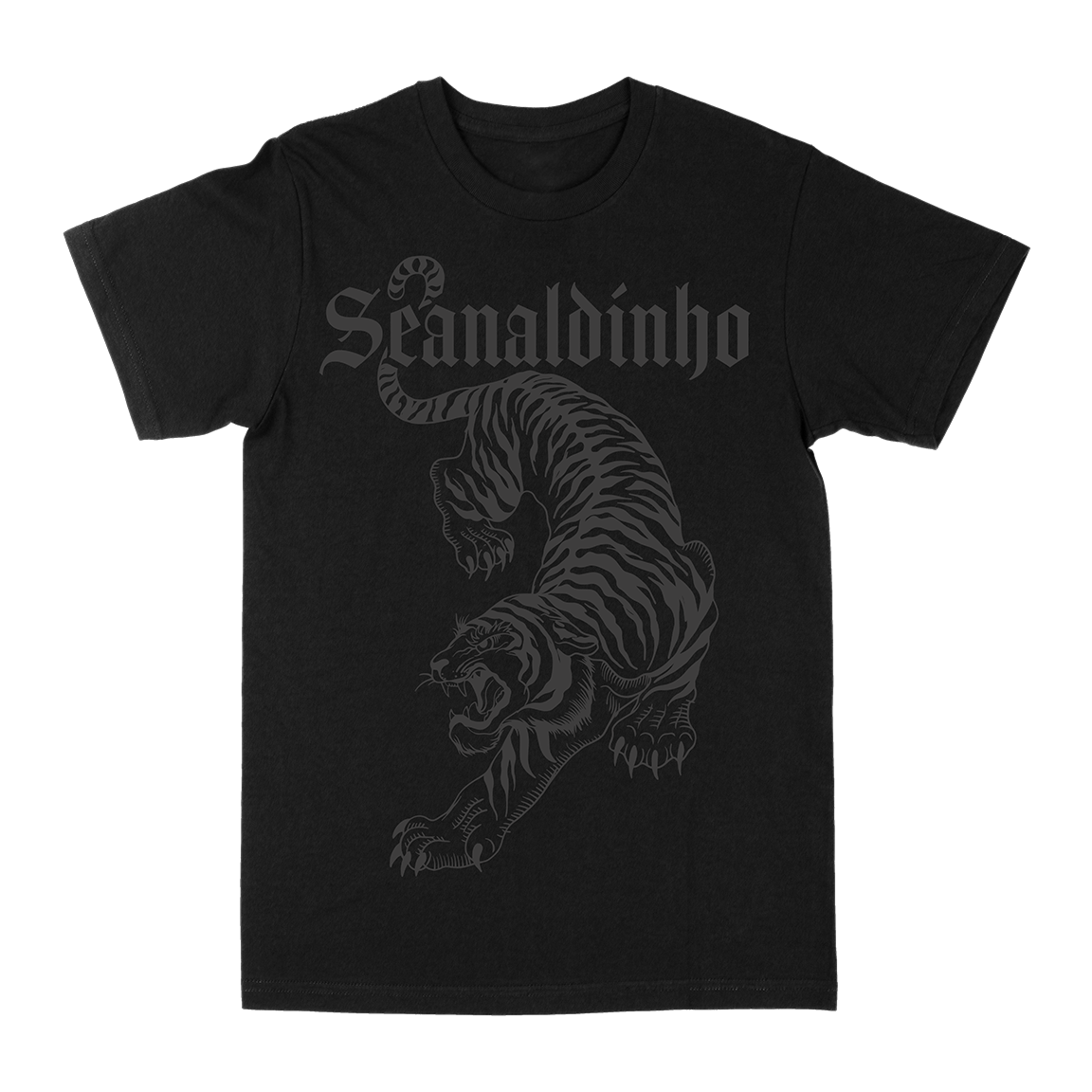 Seanaldinho &quot;Tiger&quot; Black T-Shirt