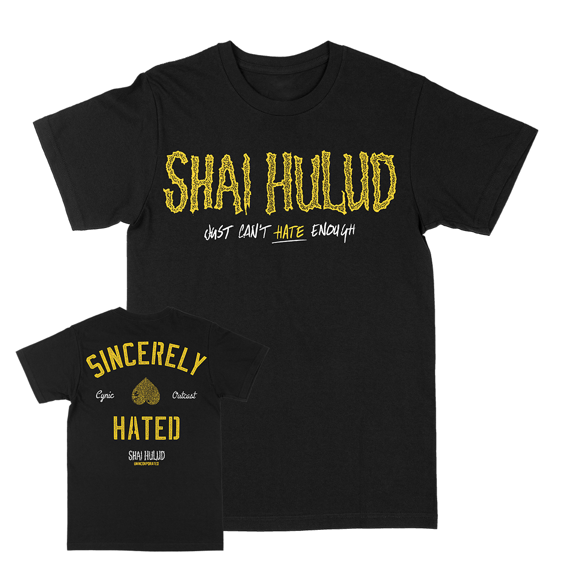 Shai Hulud &quot;Sincerely Hated&quot; Black T-Shirt