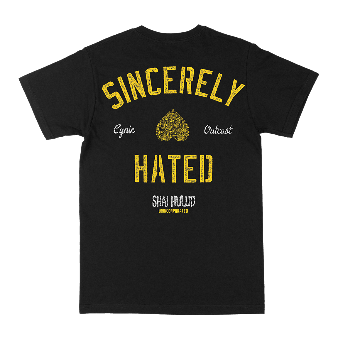 Shai Hulud &quot;Sincerely Hated&quot; Black T-Shirt