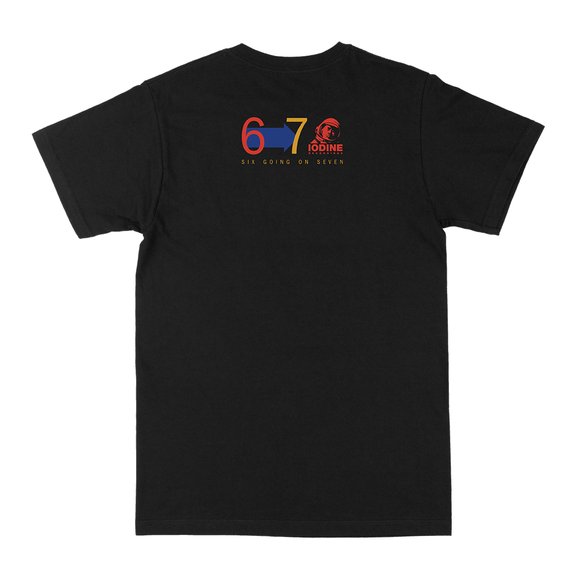 Six Going On Seven &quot;Heartbreak&#39;s Got Backbeat&quot; Black T-Shirt