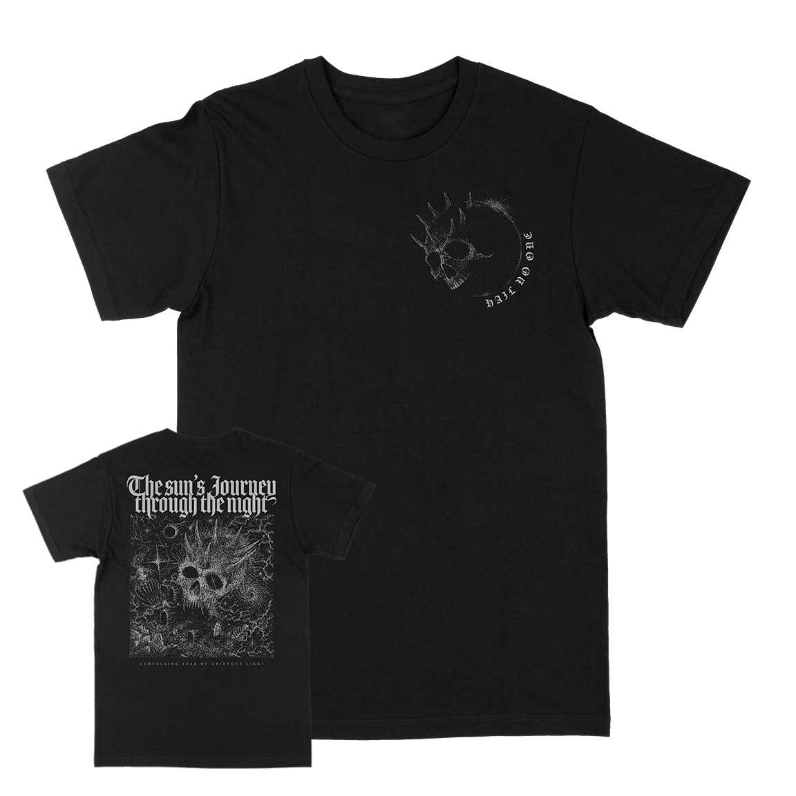 The Sun&#39;s Journey Through The Night &quot;Convulsing Star&quot; Black T-Shirt