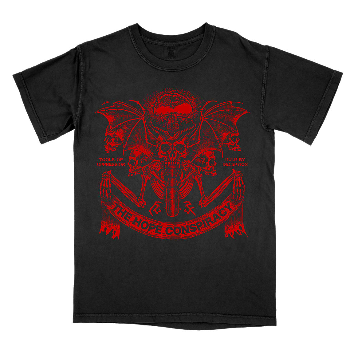 The Hope Conspiracy &quot;Tools Of Oppression: Red&quot; Black Premium T-Shirt
