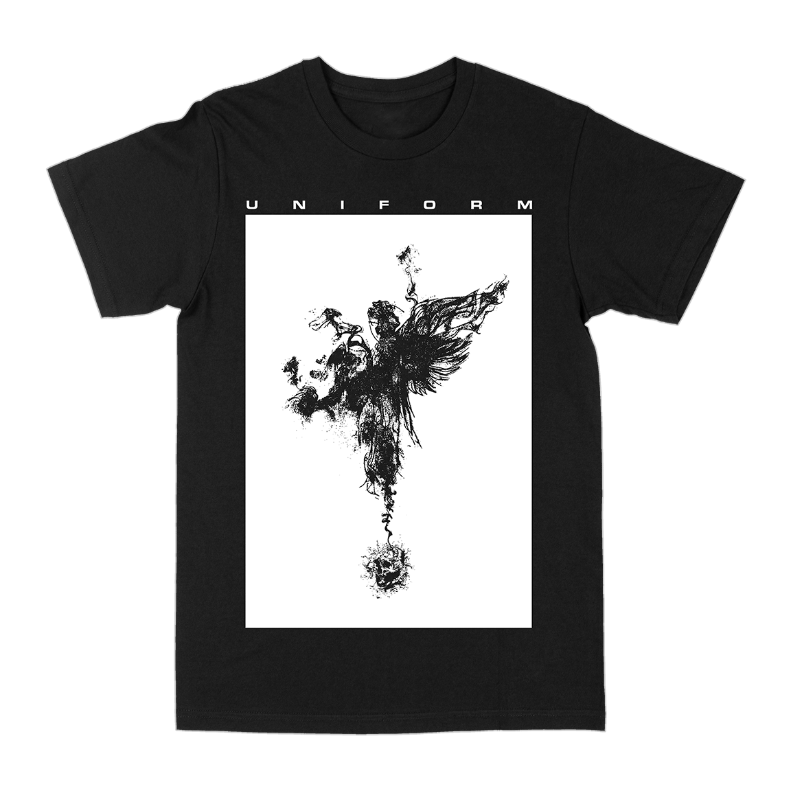 Uniform &quot;Angel Smoke&quot; Black T-Shirt