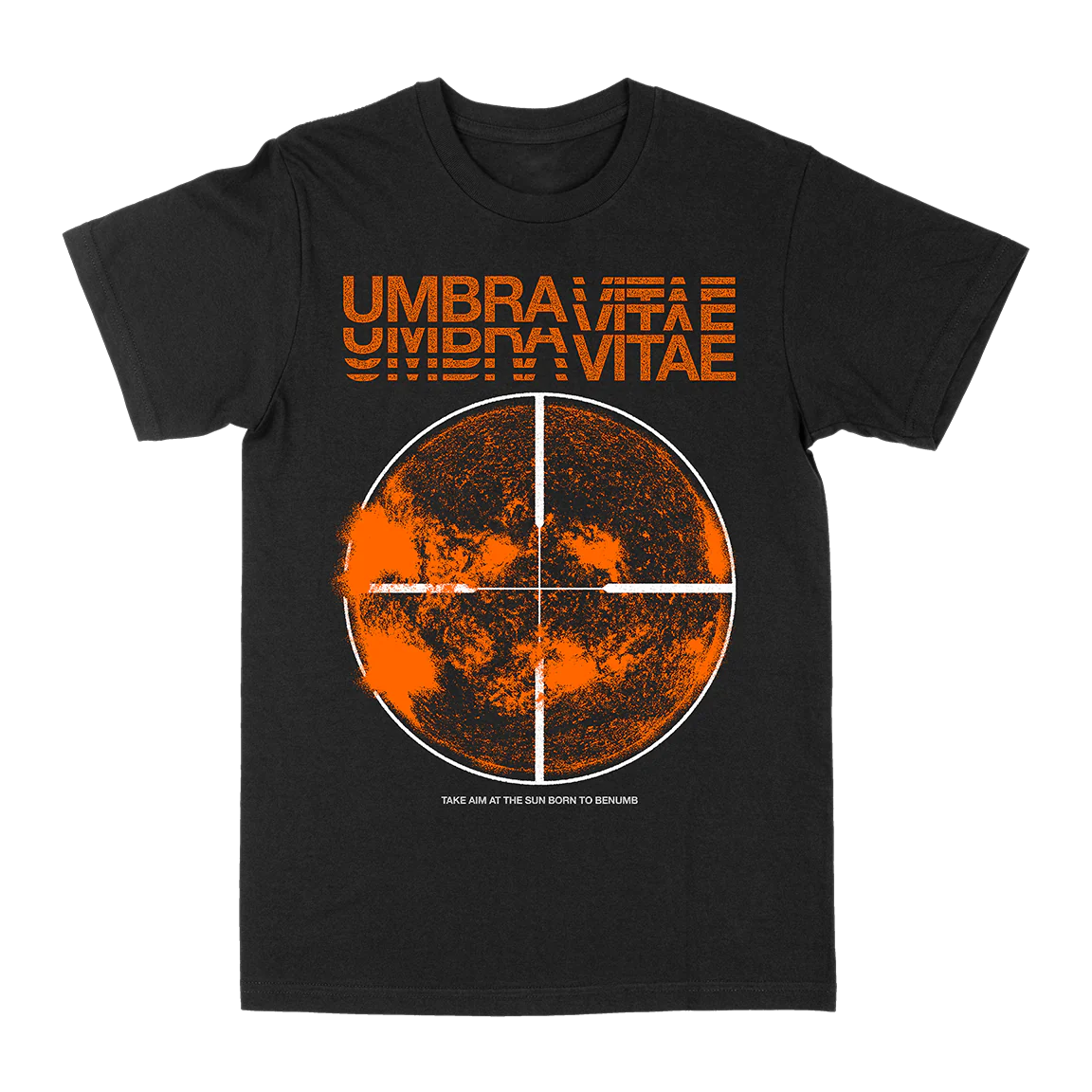 UMBRA VITAE &quot;Take Aim At The Sun&quot; Black T-Shirt