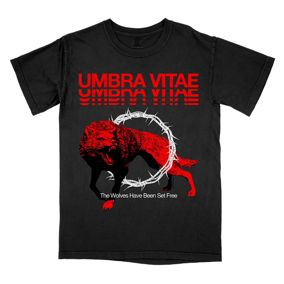 Umbra Vitae &quot;The Wolves&quot; Black Premium T-Shirt