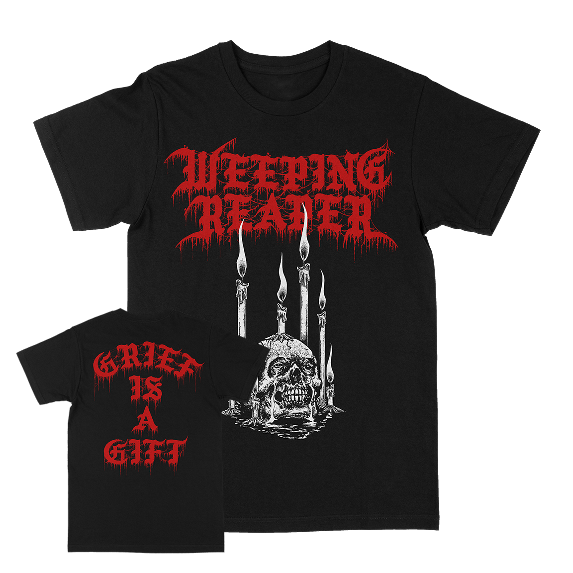 Weeping Reaper &quot;Hammer Smashed&quot; Black T-Shirt