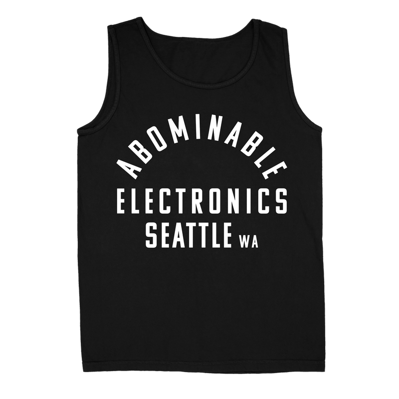 ABOMINABLE ELECTRONICS &quot;Seattle&quot; Black Tank Top