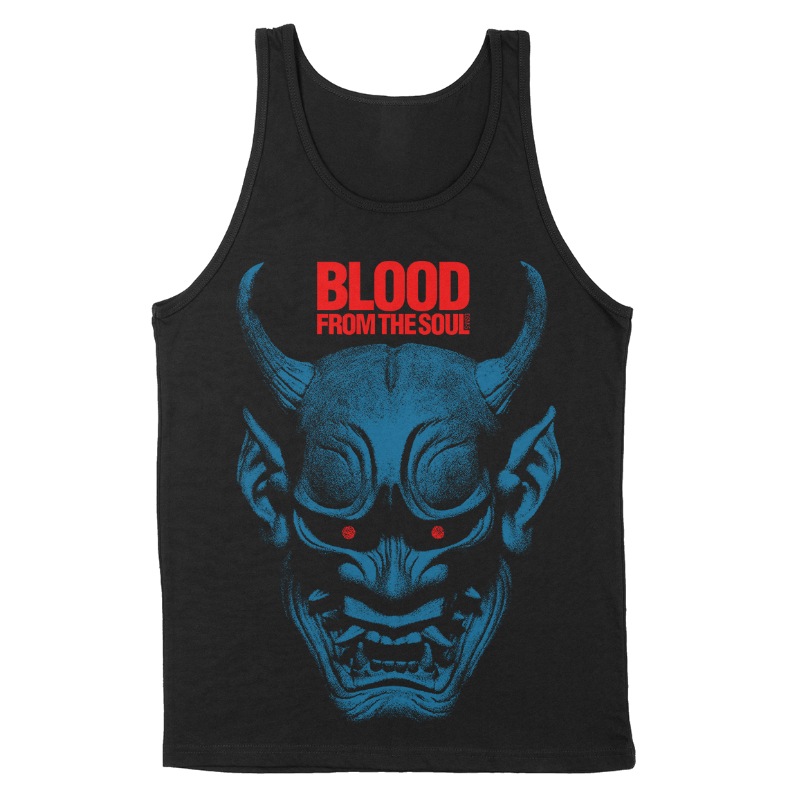 BLOOD FROM THE SOUL &quot;Hannya&quot; Black Tank Top
