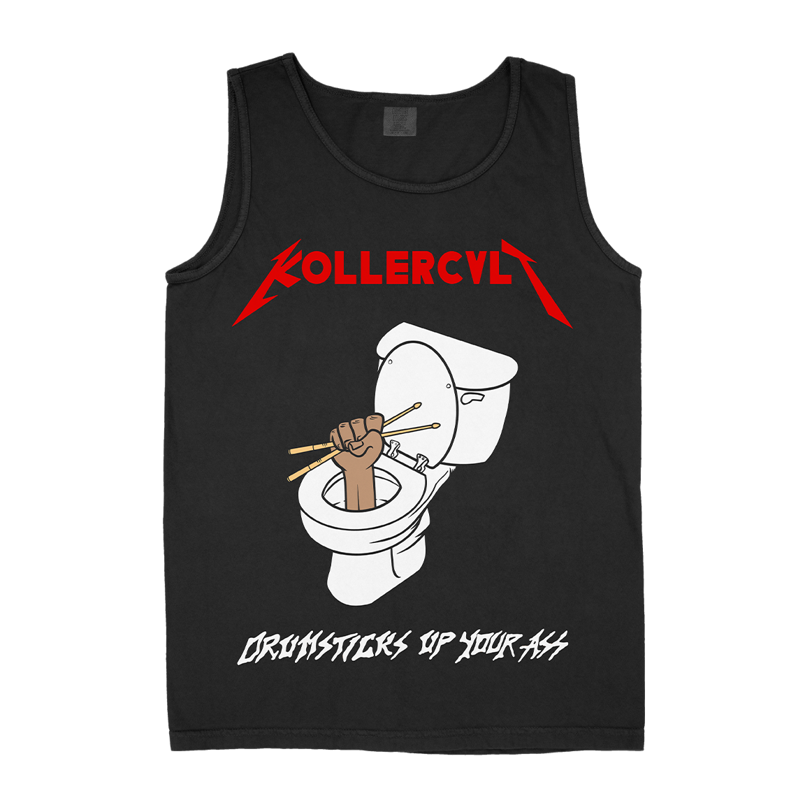 Koller Cvlt &quot;Up Your Ass&quot; Black Tank Top