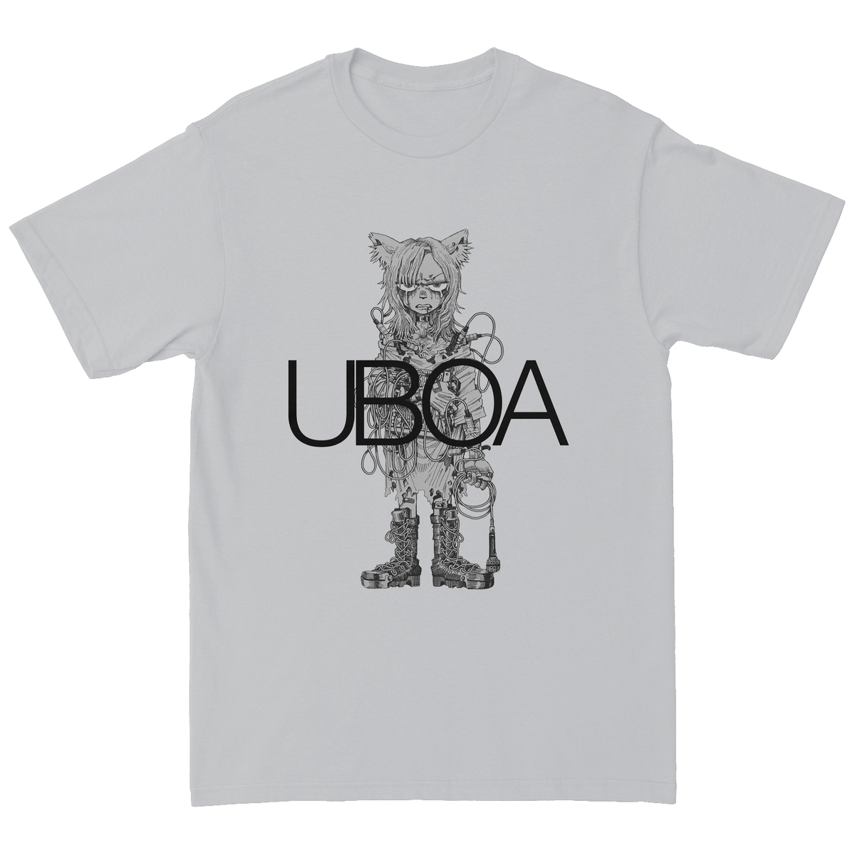 Uboa &quot;Weaponized Dysphoria&quot; White T-Shirt
