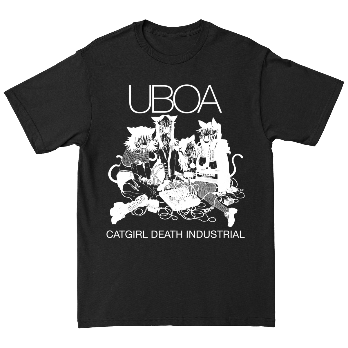 UBOA &quot;Cat Girl&quot; Black T-Shirt