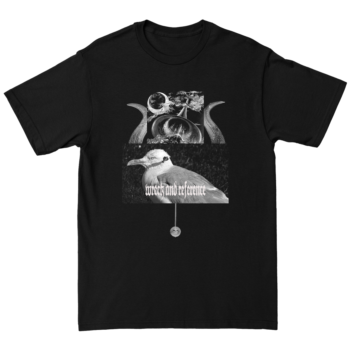 Wreck and Reference &quot;Bird&quot; Black T-Shirt