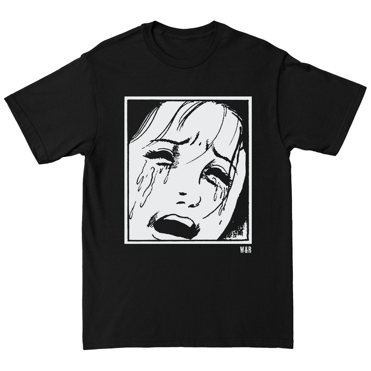Wreck and Reference &quot;Crying&quot; Black T-Shirt
