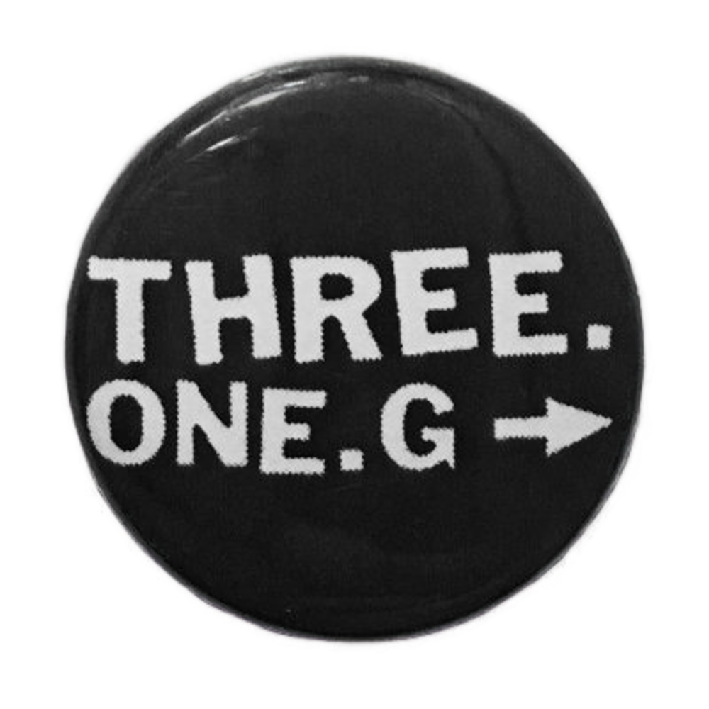 THREE ONE G &quot;Logo&quot; Button