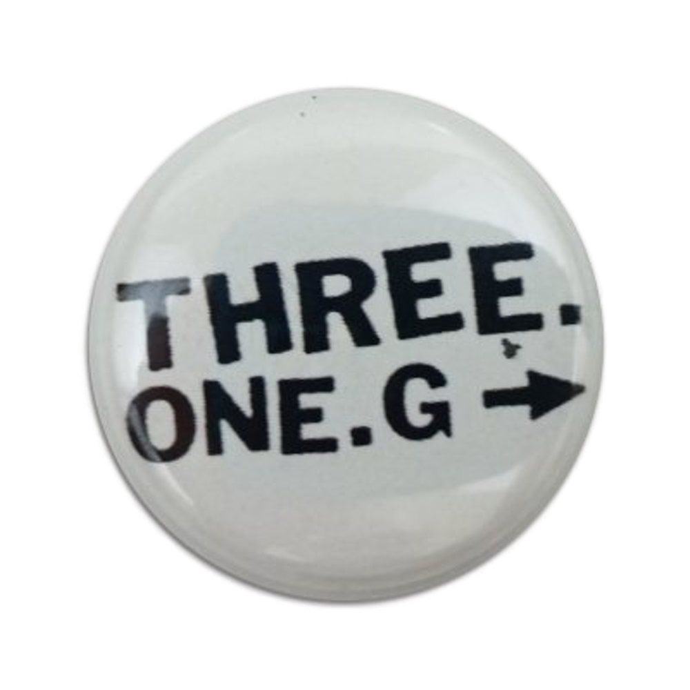 THREE ONE G &quot;Logo&quot; Button