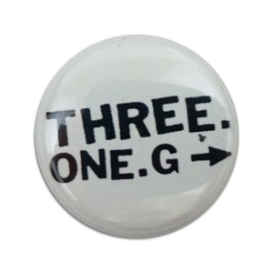 THREE ONE G "Logo" Button