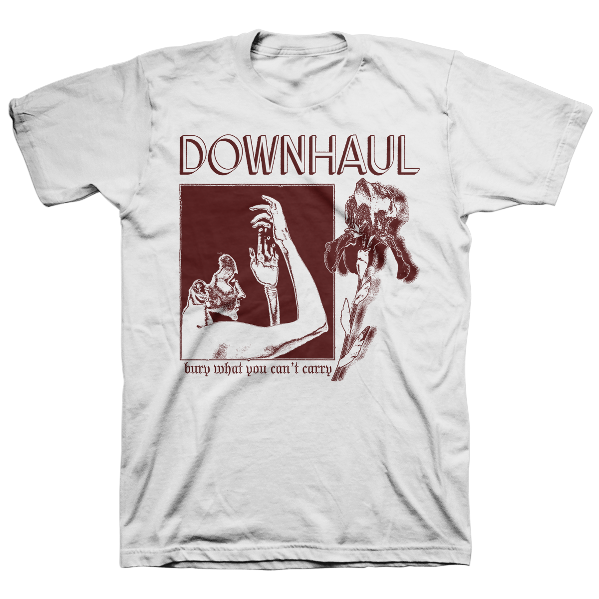 DOWNHAUL &quot;Bury&quot; White T-Shirt