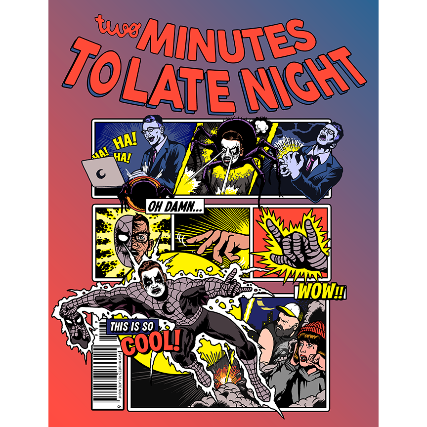 Two Minutes To Late Night &quot;Spider Time: Dark&quot; Giclee Print