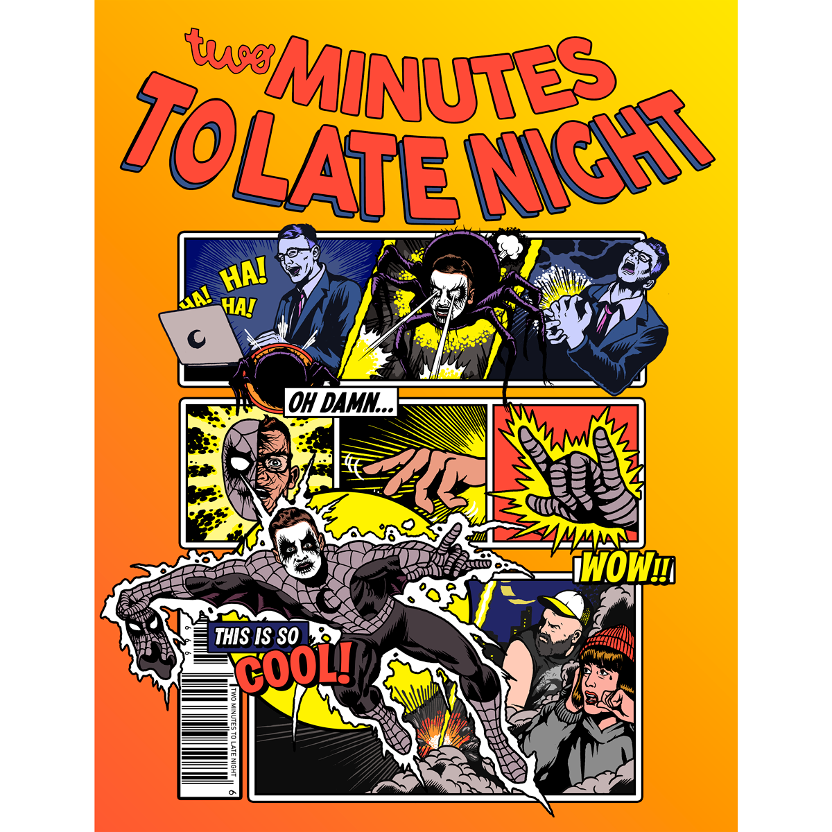 Two Minutes To Late Night &quot;Spider Time: Light&quot; Giclee Print