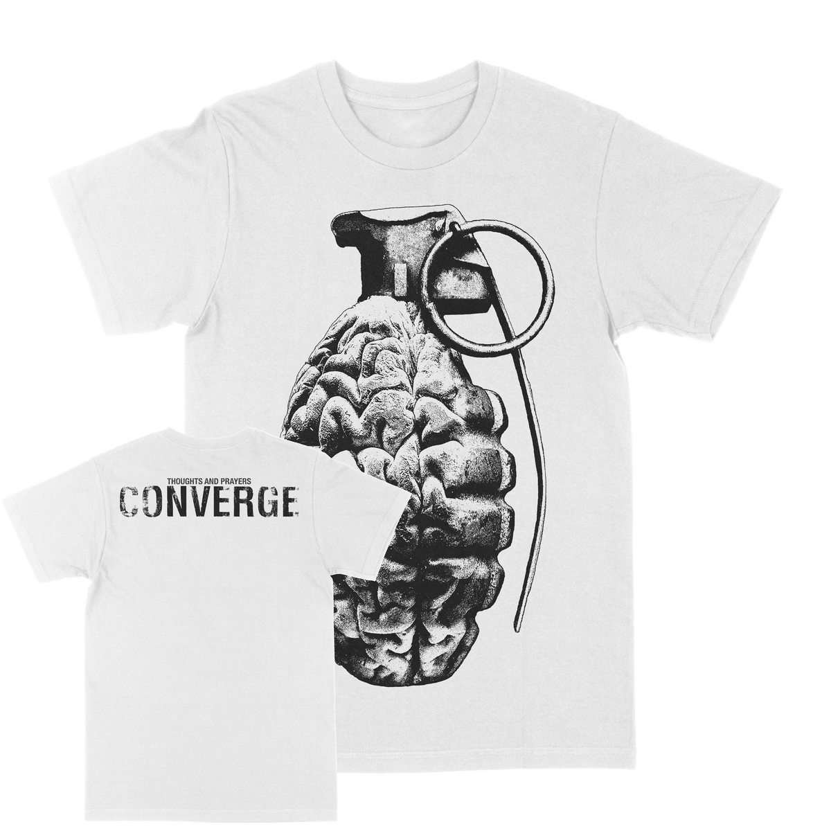 CONVERGE &quot;Thoughts And Prayers&quot; White T-Shirt