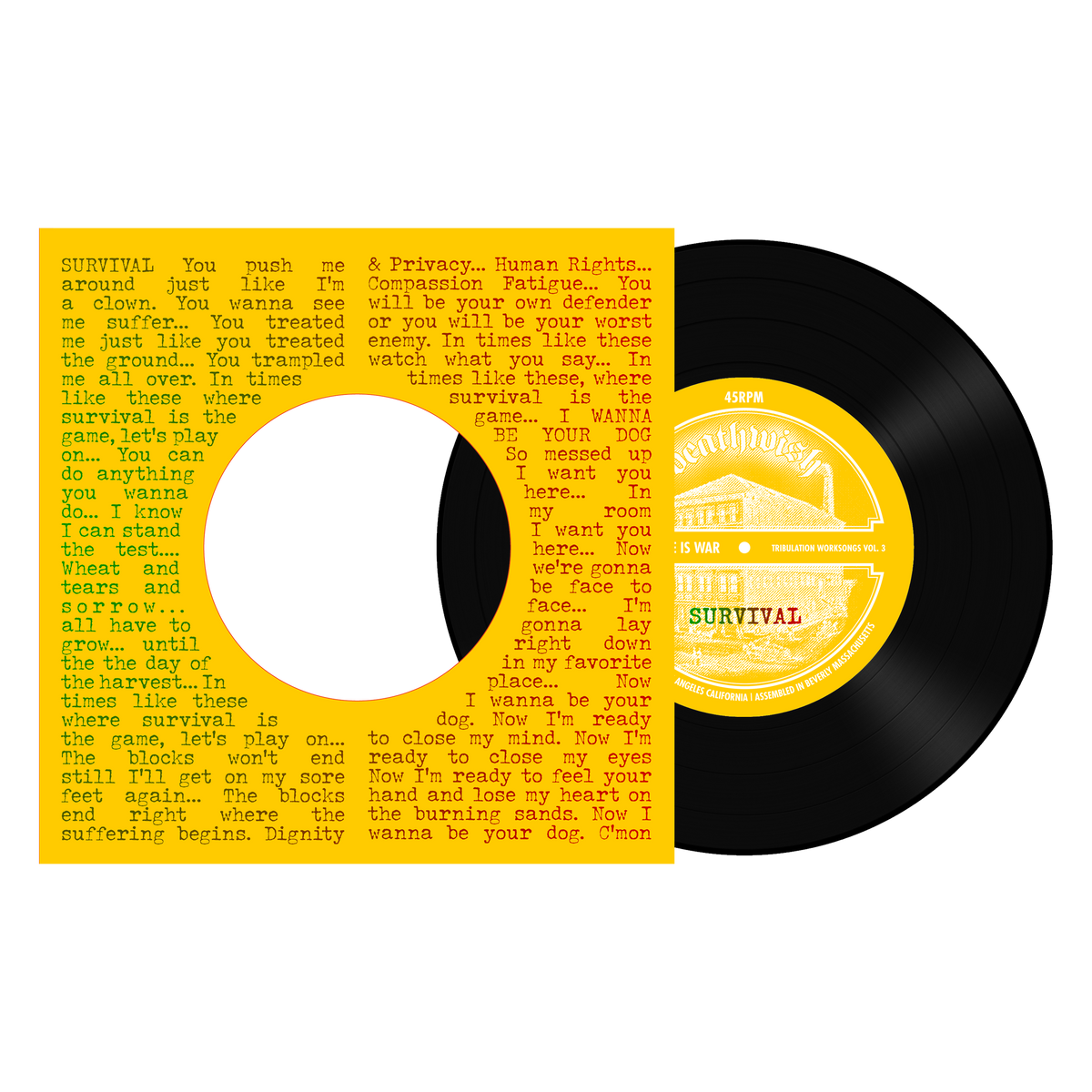 MODERN LIFE IS WAR &quot;Tribulation Worksongs Vol. 3&quot;