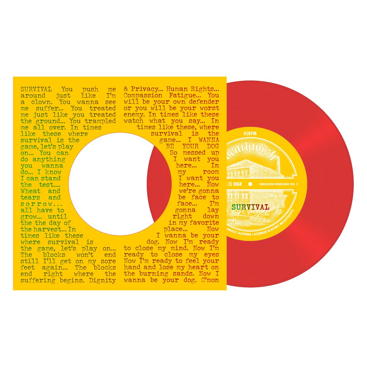 MODERN LIFE IS WAR &quot;Tribulation Worksongs Vol. 3&quot;