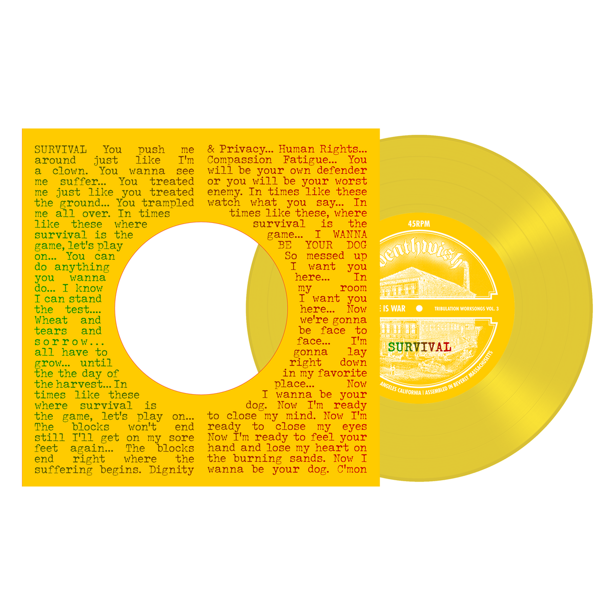 MODERN LIFE IS WAR &quot;Tribulation Worksongs Vol. 3&quot;