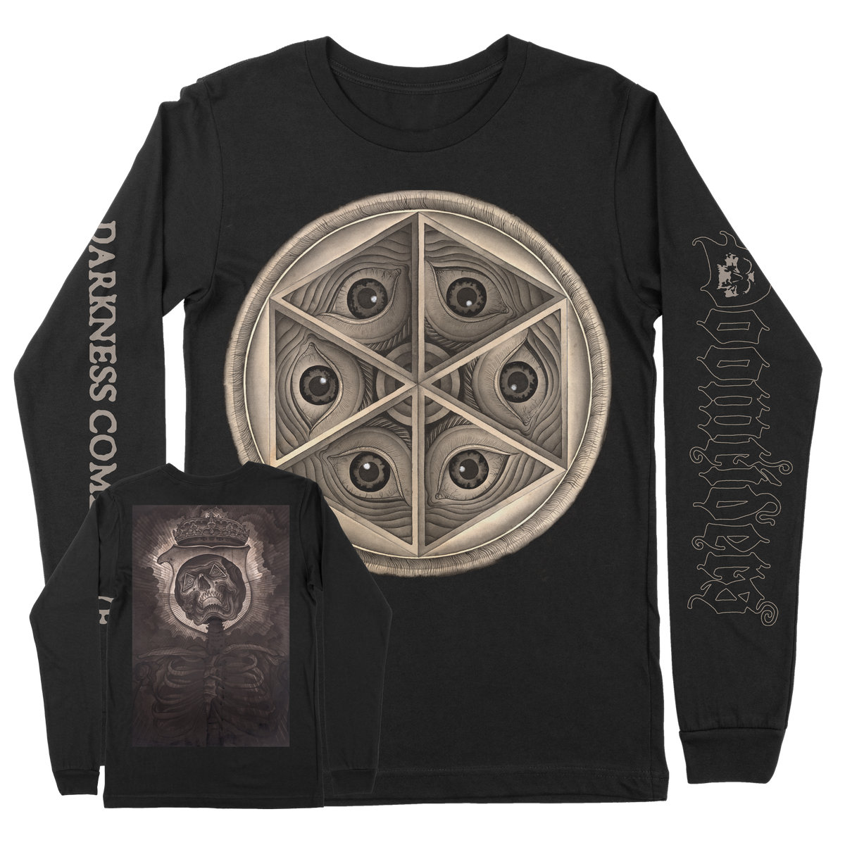 DOOMRIDERS &quot;Circle Eye&quot; Black Longsleeve