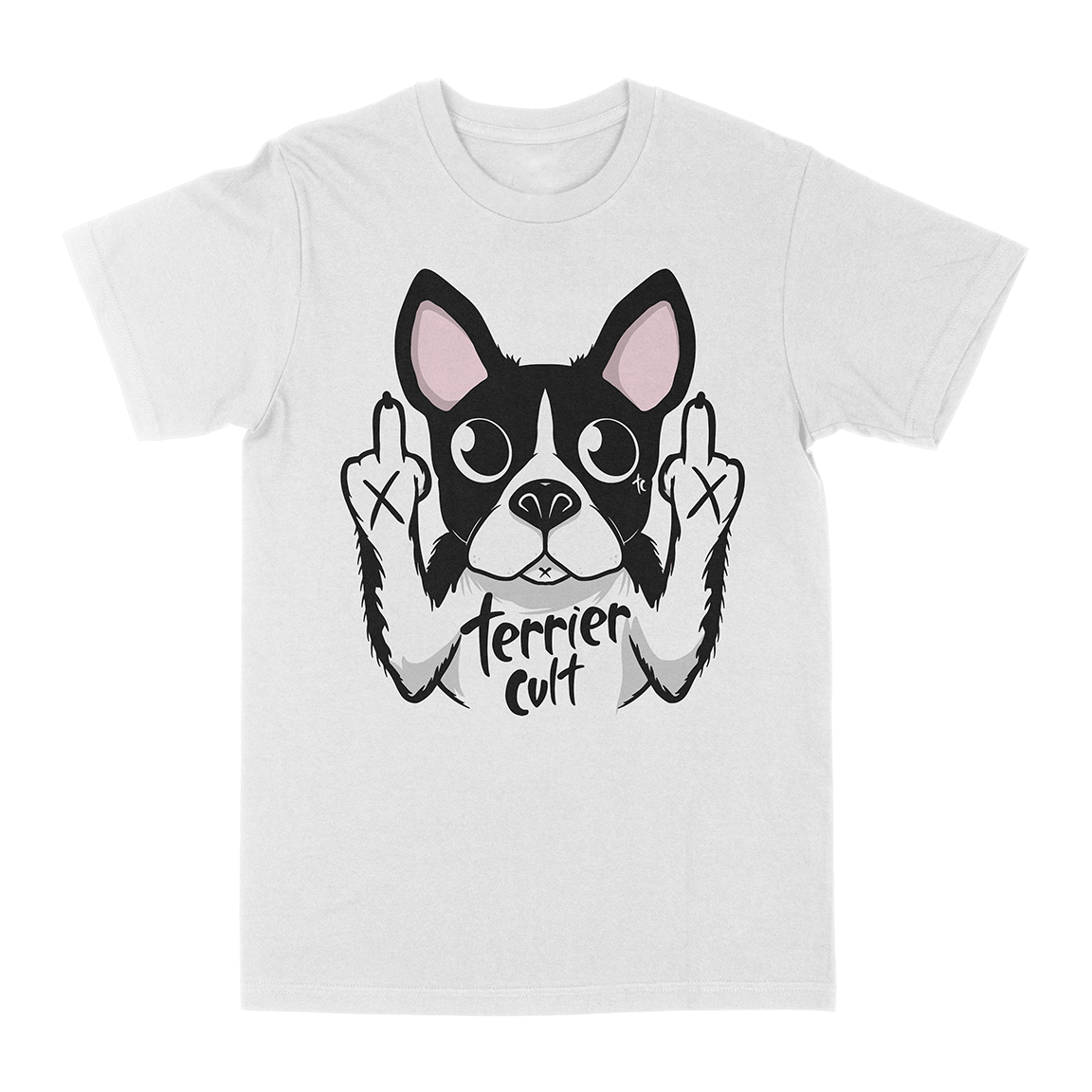 TERRIER CVLT &quot;xXx&quot; White T-Shirt