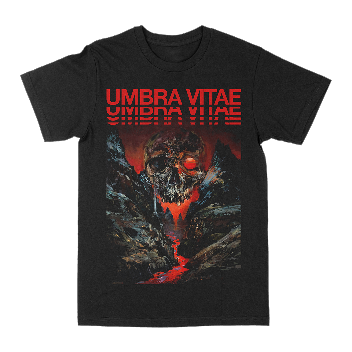 UMBRA VITAE &quot;Setting Sun&quot; Black T-Shirt