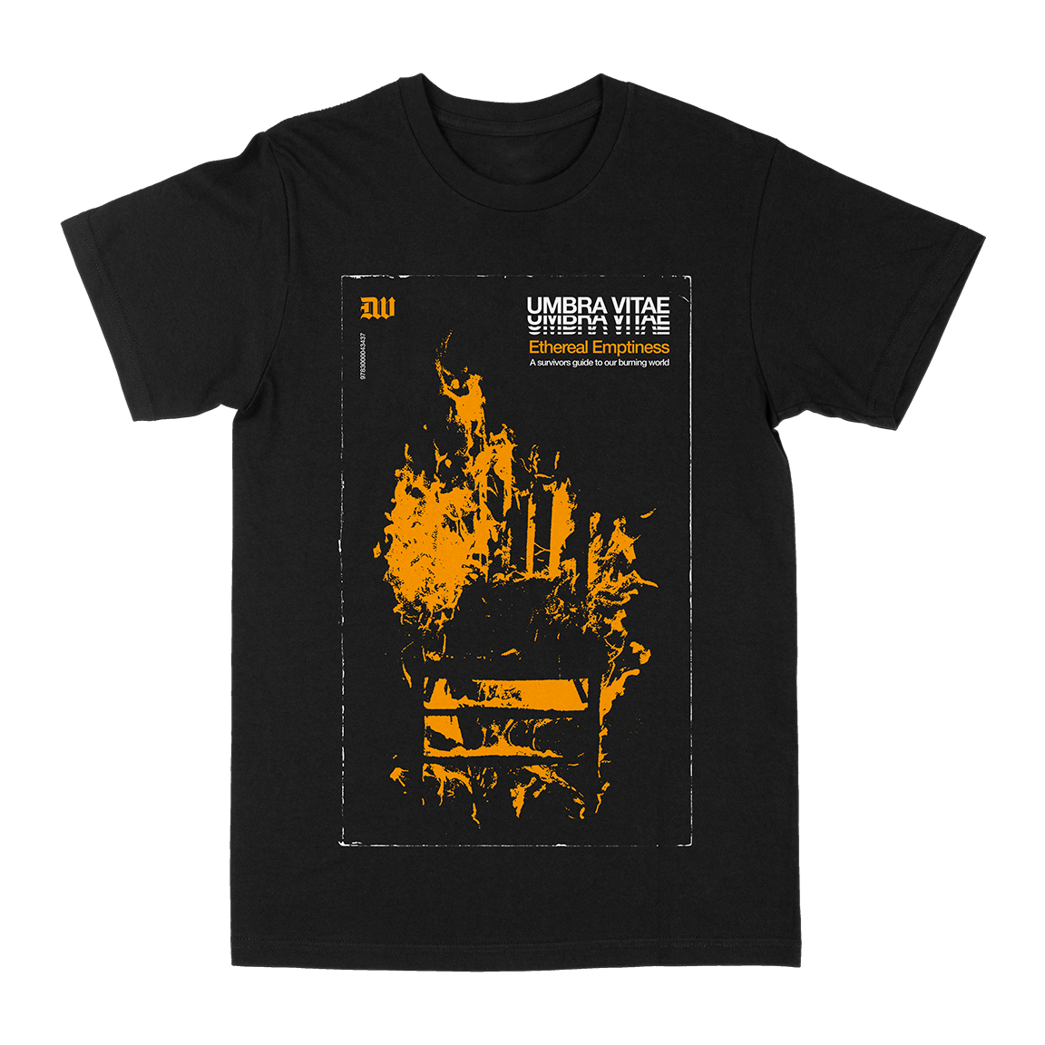 UMBRA VITAE &quot;Ethereal Emptiness&quot; Black T-Shirt