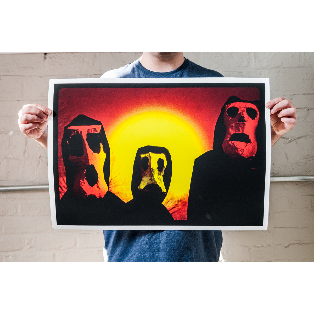 Burn &quot;Masks&quot; Giclee Print