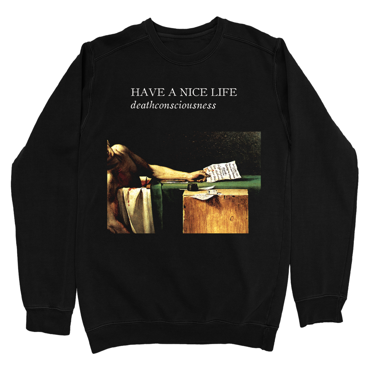 HAVE A NICE LIFE &quot;Deathconsciousness&quot; Black Crewneck