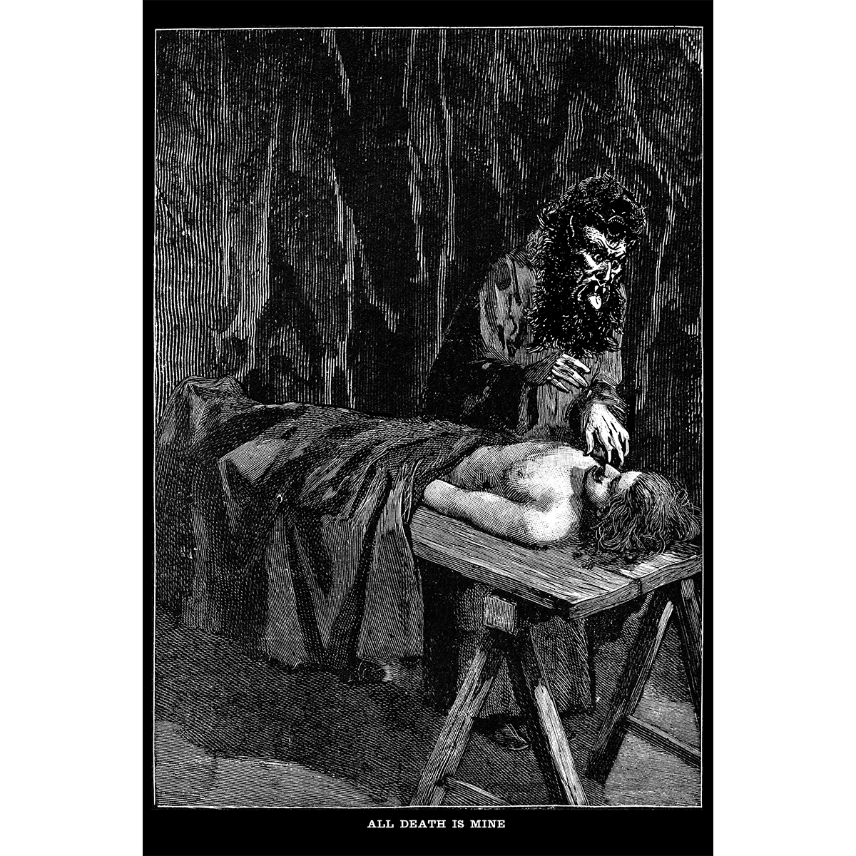 Dwid Hellion "All Death Is Mine" Giclee Print