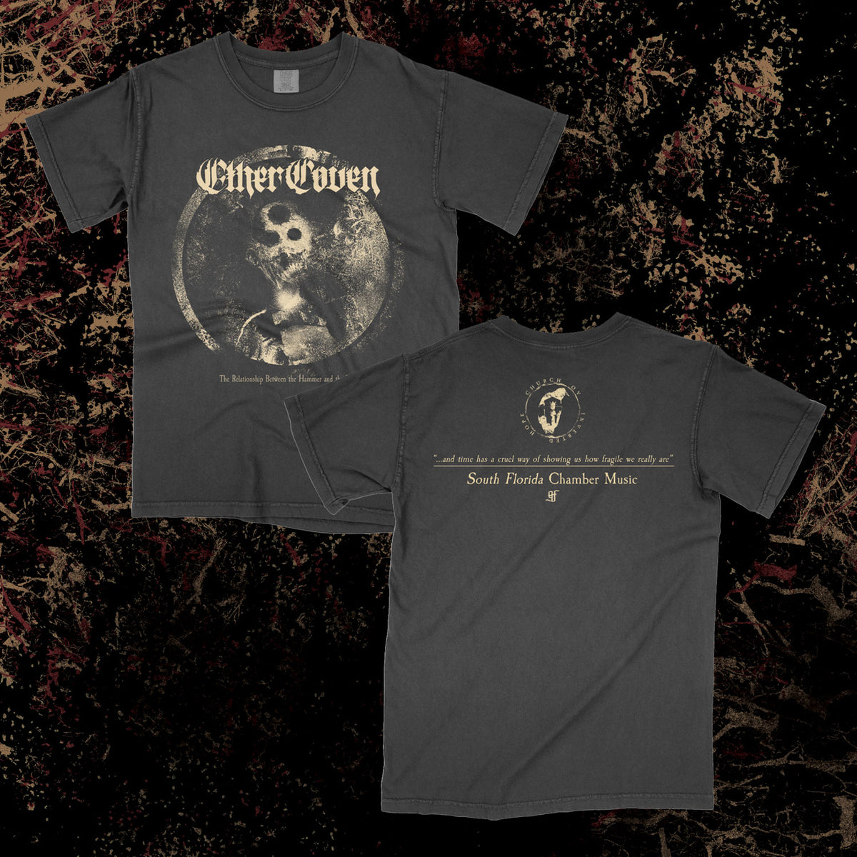 ETHER COVEN &quot;Logo&quot; Black T-Shirt