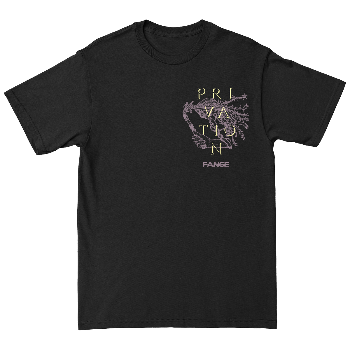 FANGE &quot;Privation&quot; Black T-Shirt