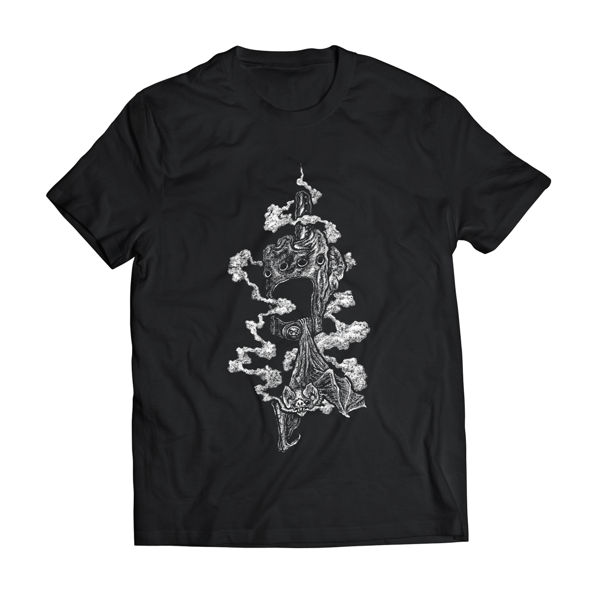 DYLAN GARRETT SMITH &quot;Finger and Fang&quot; Black T-Shirt
