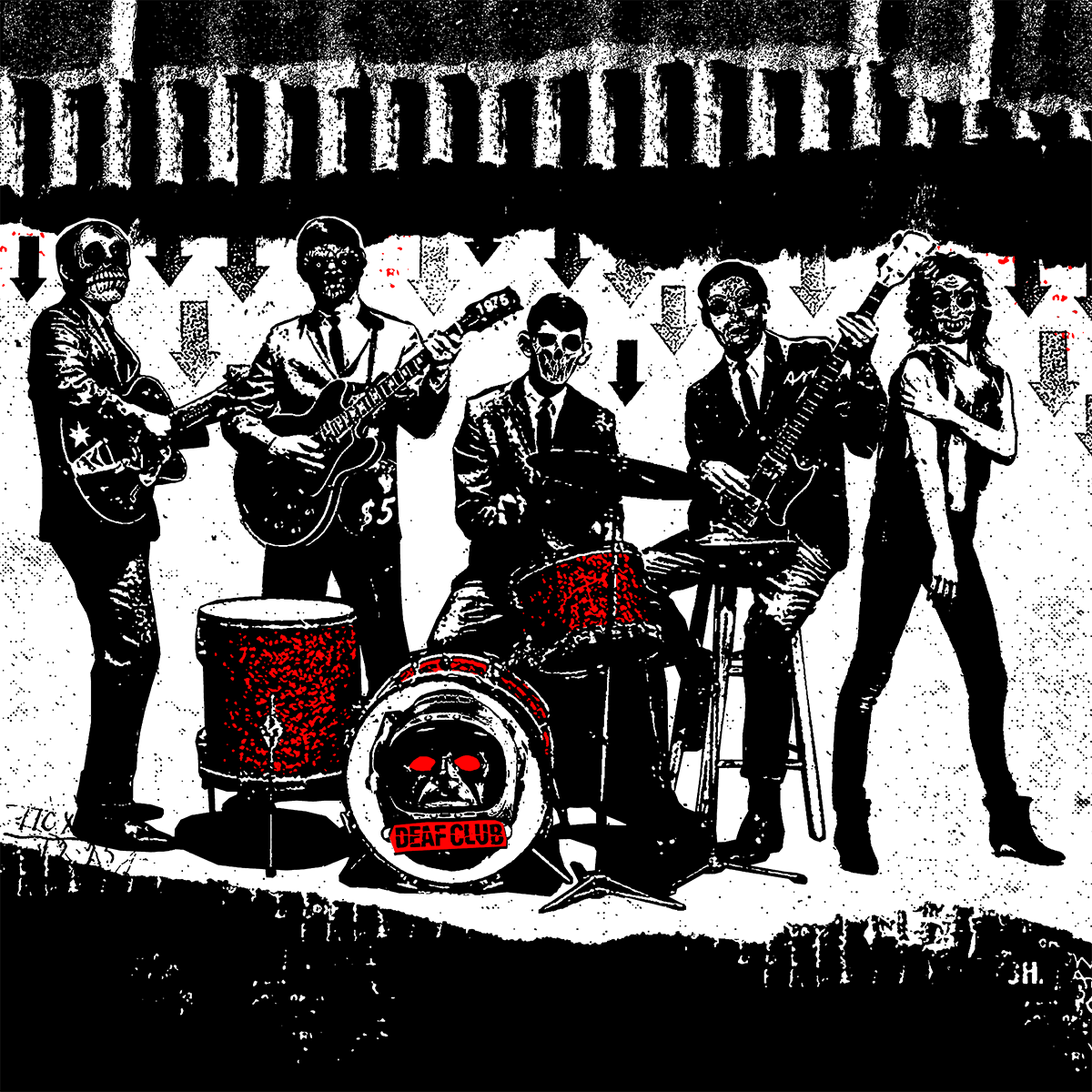 Deaf Club "Bad Songs Forever: Band" Giclee Print