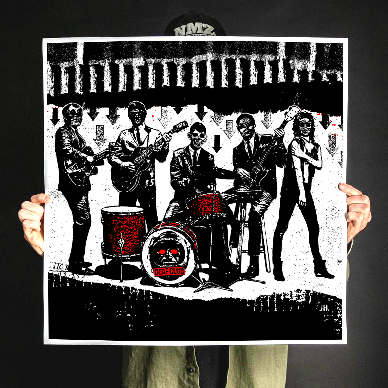 Deaf Club &quot;Bad Songs Forever: Band&quot; Giclee Print