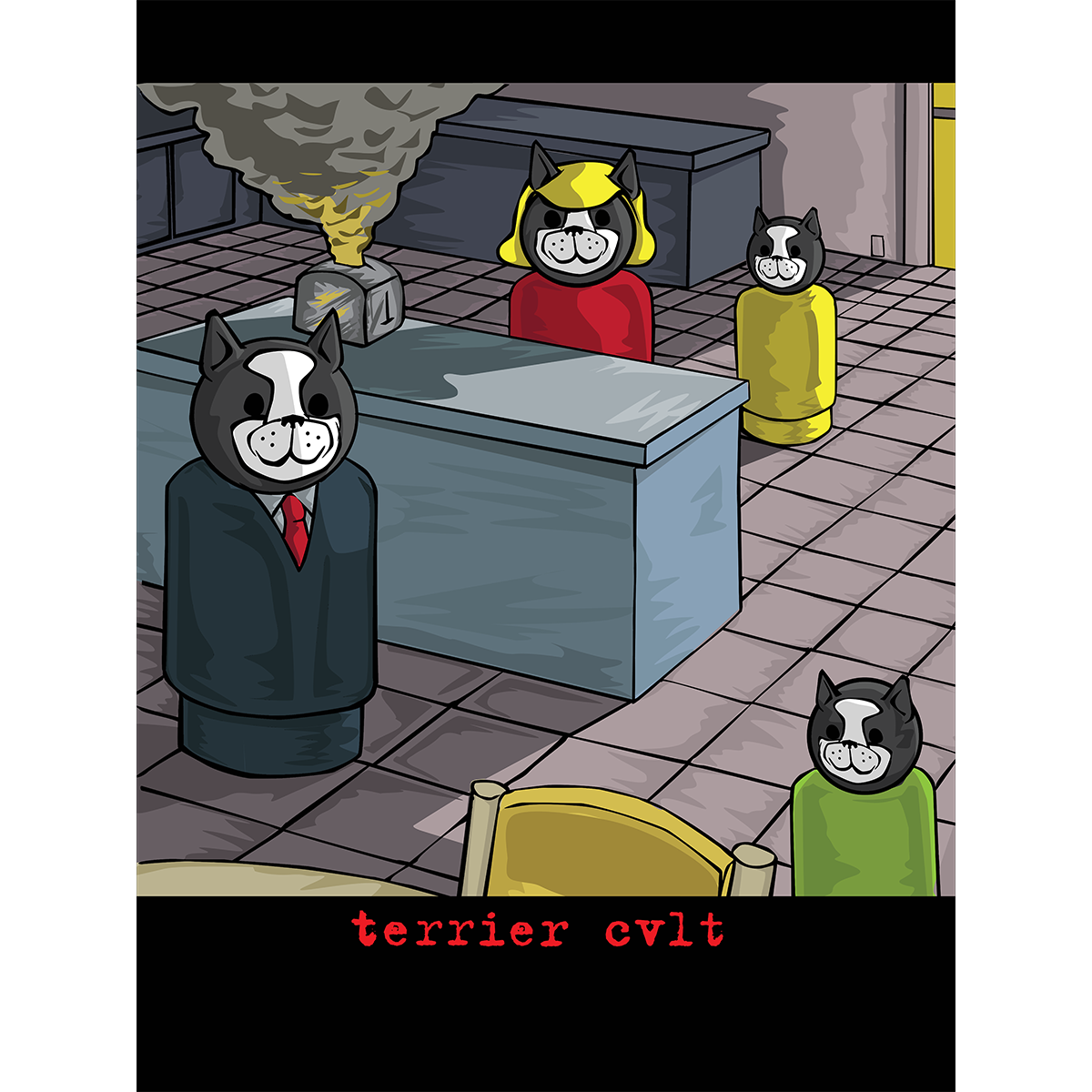 Terrier Cvlt &quot;Diary&quot; Giclee Print