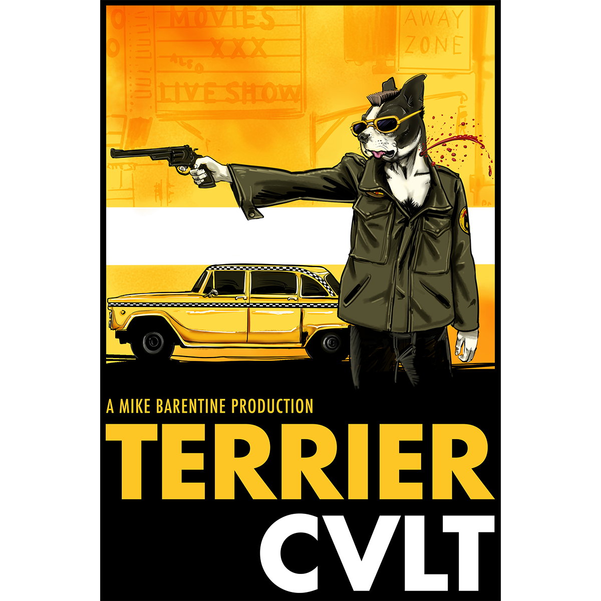 Terrier Cvlt &quot;Taxi Cvlt&quot; Giclee Print