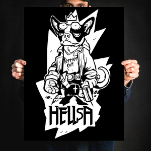 Terrier Cvlt "Hellsa" Giclee Print