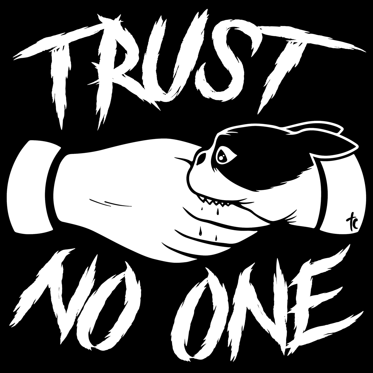 Terrier Cvlt &quot;Trust No One&quot; Giclee Print