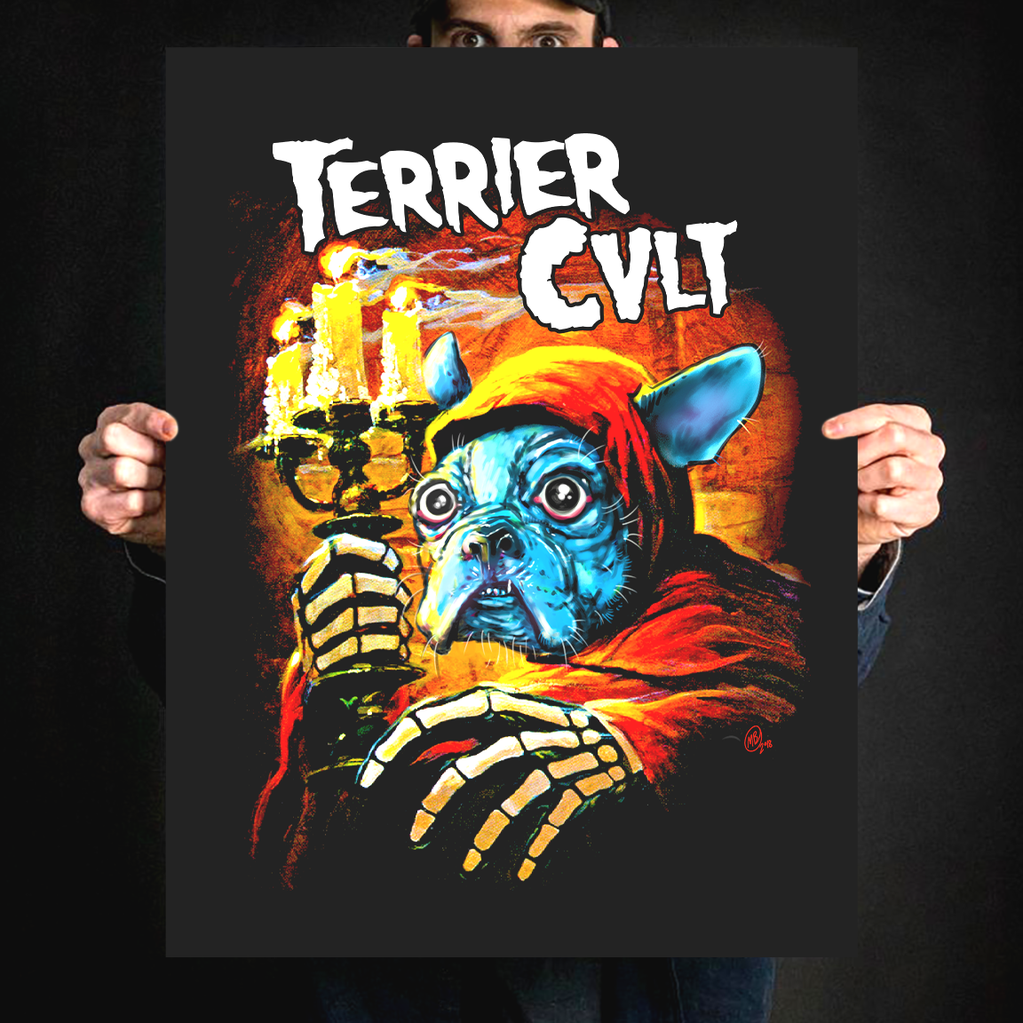 Terrier Cvlt &quot;Bark Among Us&quot; Giclee Print