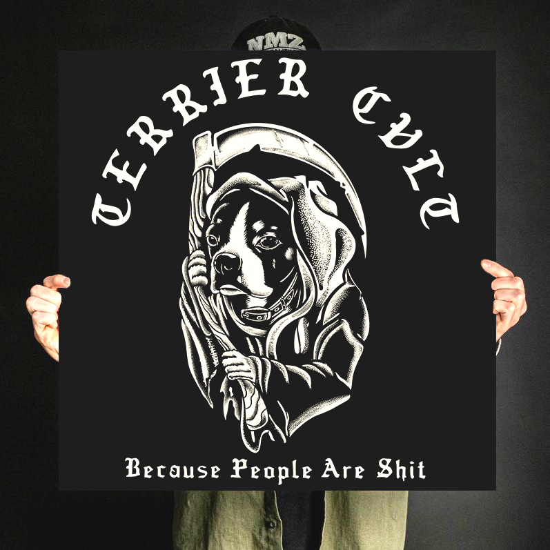Terrier Cvlt &quot;Shit Life&quot; Giclee Print