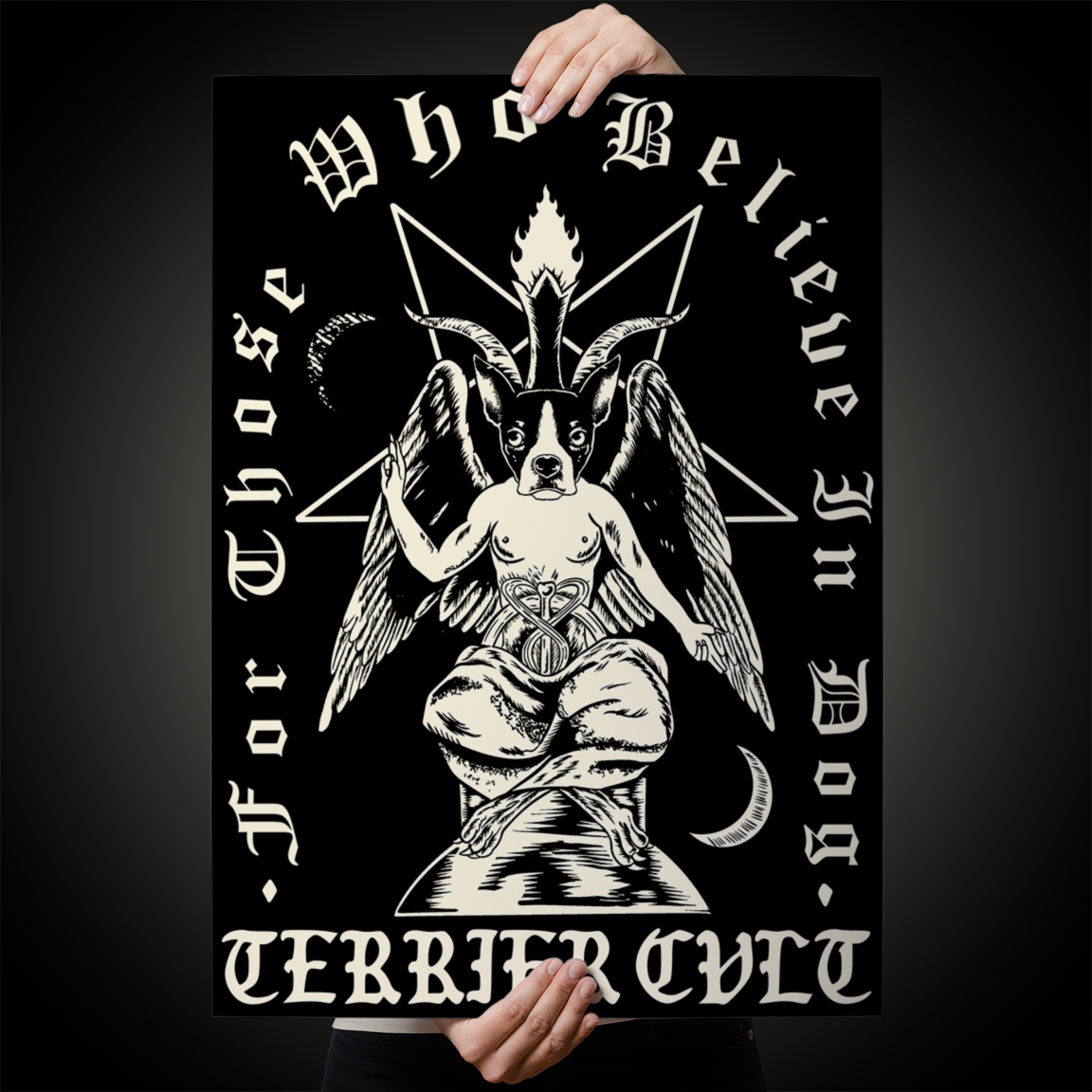 Terrier Cvlt &quot;For Those Who Believe&quot; Giclee Print