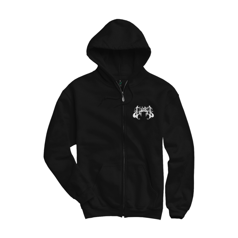 GOST &quot;Skull&quot; Black Zip-Up Hoodie